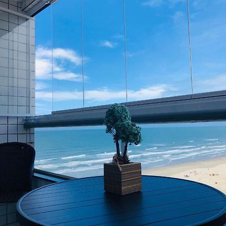 Apto Com Vista Mar Pe Na Areia Praia Grande  Exteriér fotografie